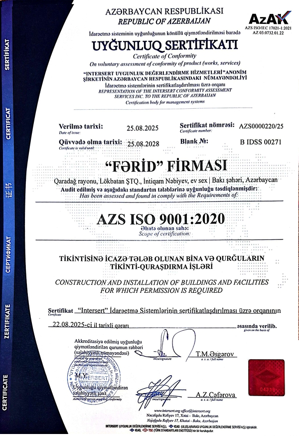 AZS ISO 9001:2020